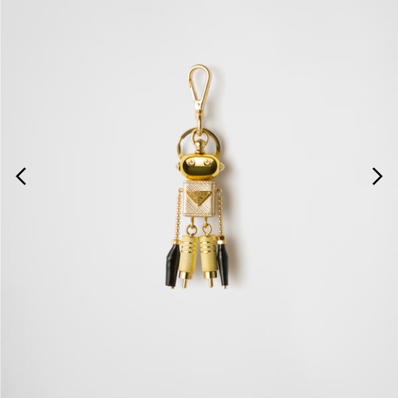 Gold and Black Keychain Accessory - Picture 1 of 3